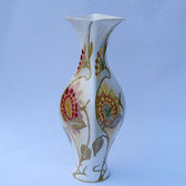 Beautiful Breathtaking Top Dutch Art Nouveau Rozenburg Eggshell vase Gouda Den Haag Samuel Schellink